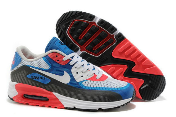 Air Max 90 Lunar C3.0 Mens Shoe White / Blue / Grey / Red
